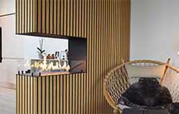 Inbouw bio-ethanol open haard