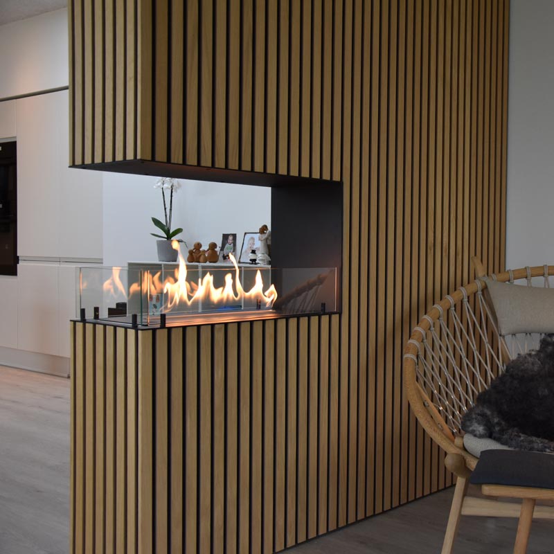 Klantfavoriet: Foco Room Divider bio-ethanol inbouwhaard Klantfavoriet: Foco Room Divider