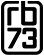 RB73 buitenkachels - brand logo