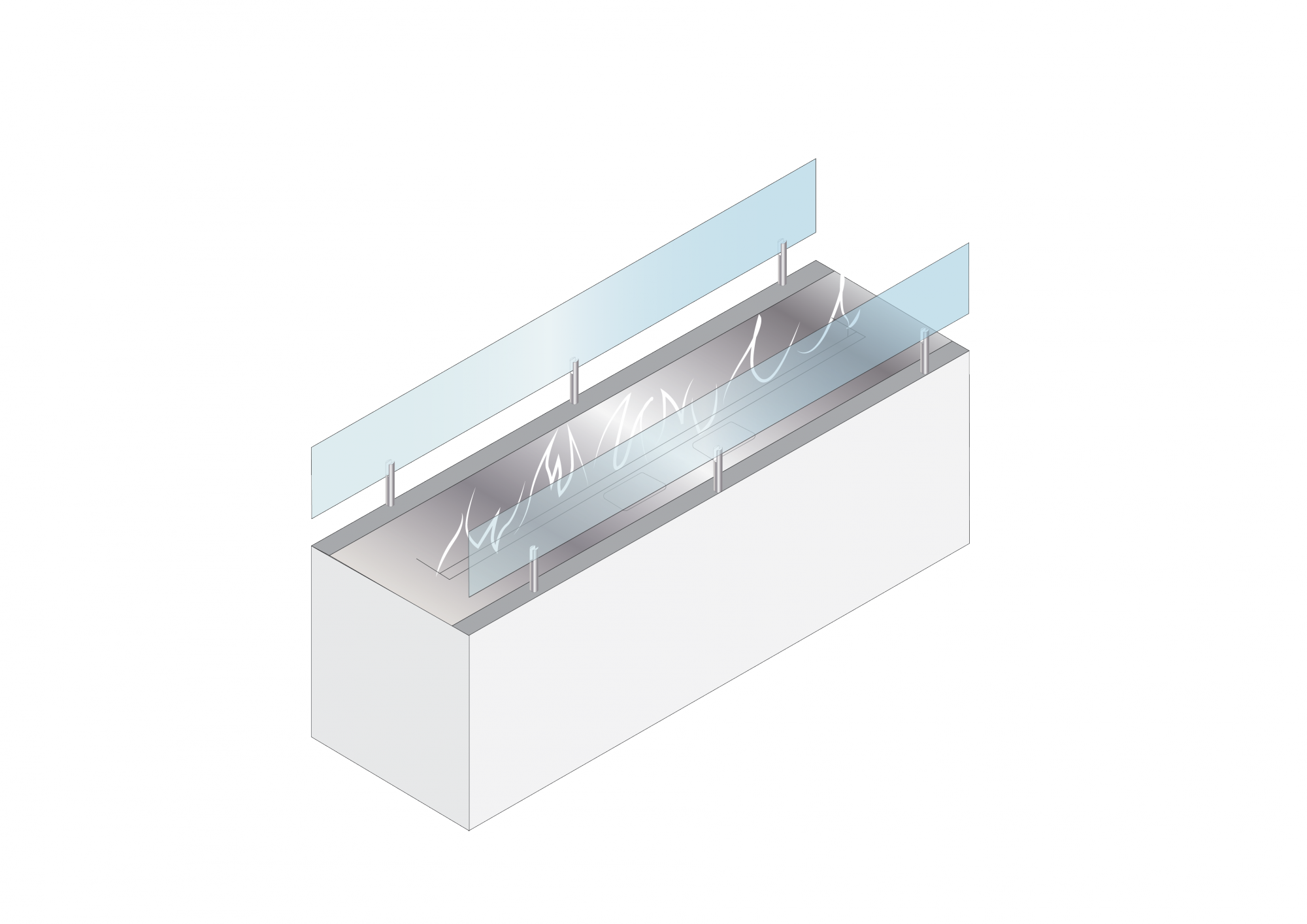 Vrijstaande biohaard