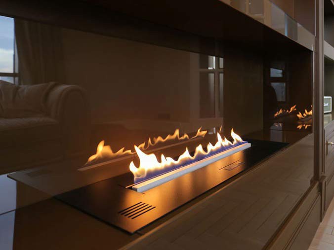 Automatische bioethanol brander