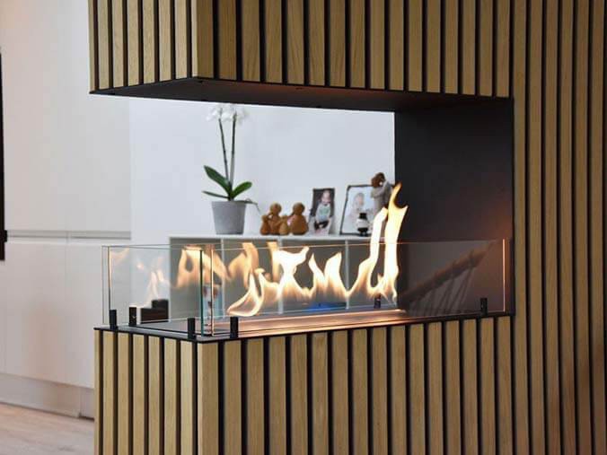 Automatische bioethanol haard inzet