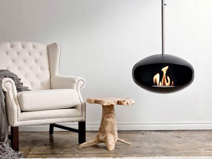 Plafond bioethanol haard