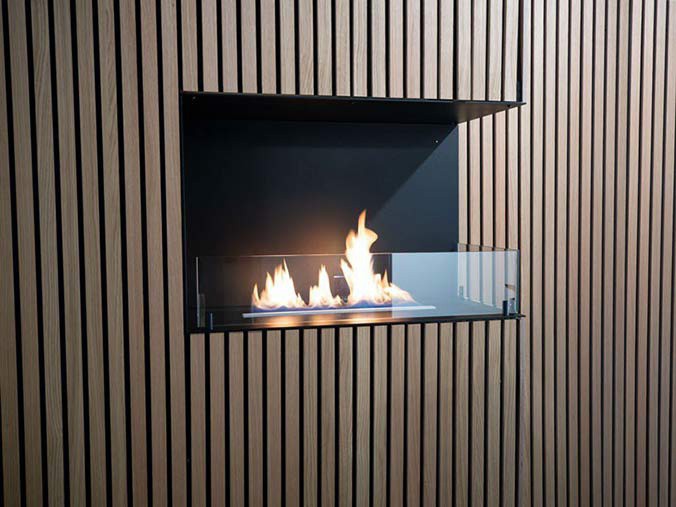 Hoek bio-haard inbouw