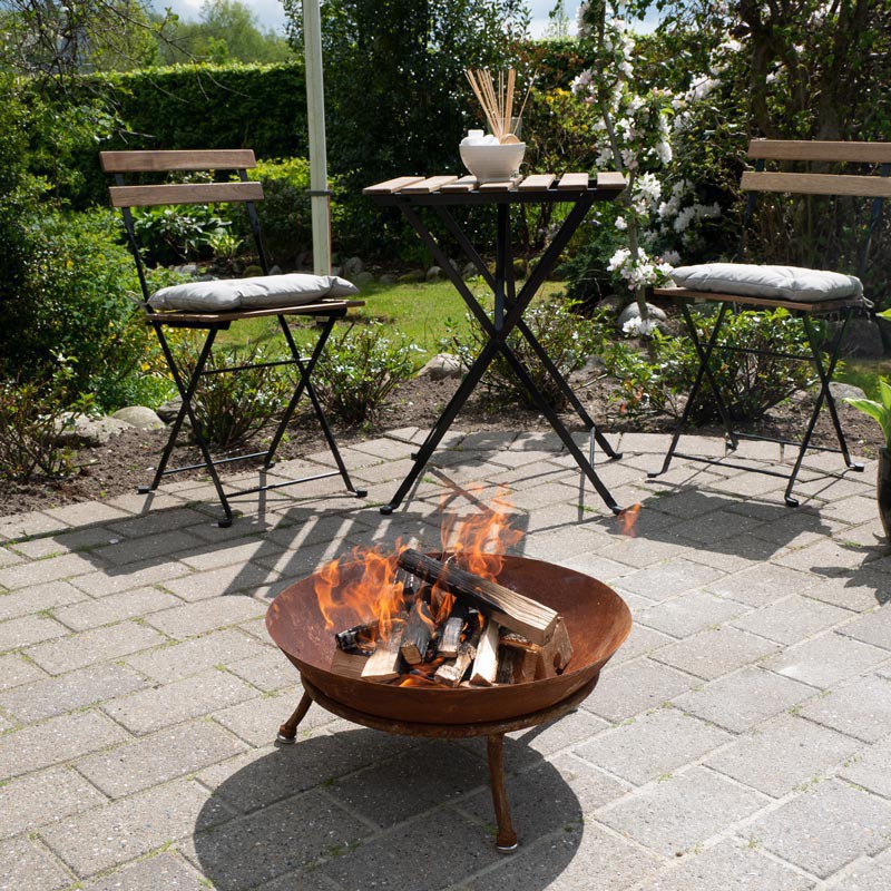 Tulsa vuurkorf voor op het terras