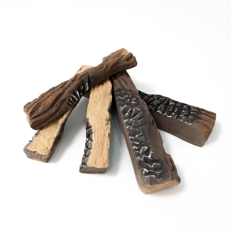 Keramisch hout - vijf stuks ScandiFlames | Bioethanolhaard-shop.nl | Accessoires voor een bio-ethanol haard