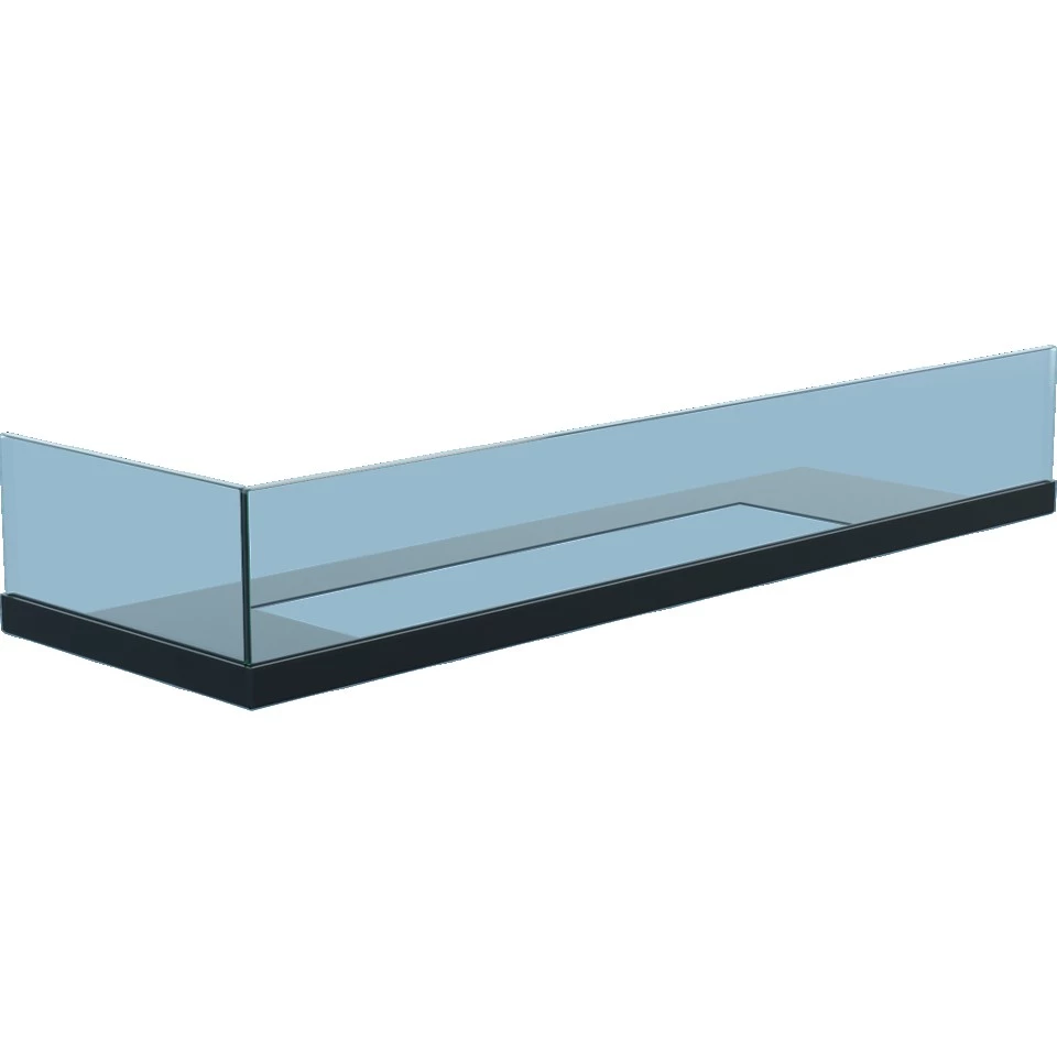 Glas voor hoekhaard - 70 cm links | Bioethanolhaard-shop.nl | Accessoires voor een bio-ethanol haard