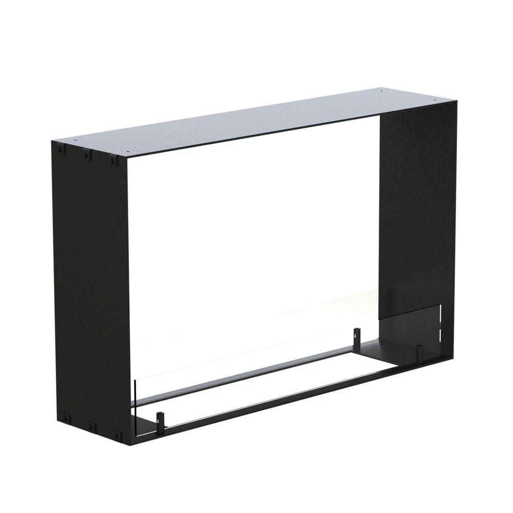 Foco Two 800 Slim | Foco | 2-zijdige inbouw bio-ethanol haard | Zwart afbeelding 1