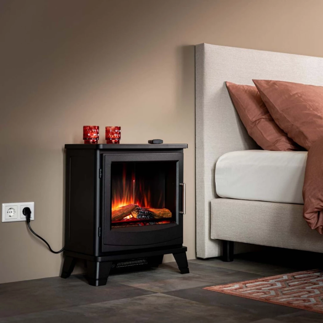 Trimline Solano Vrijstaande Elektrische Haard – Elegant Design en Effectieve Verwarming