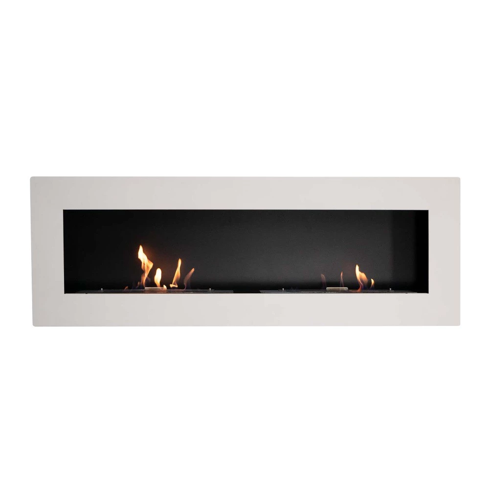 Murus 1600 - Matt White ScandiFlames  | Bioethanolhaard-shop.nl | Hangende bio-ethanol haard