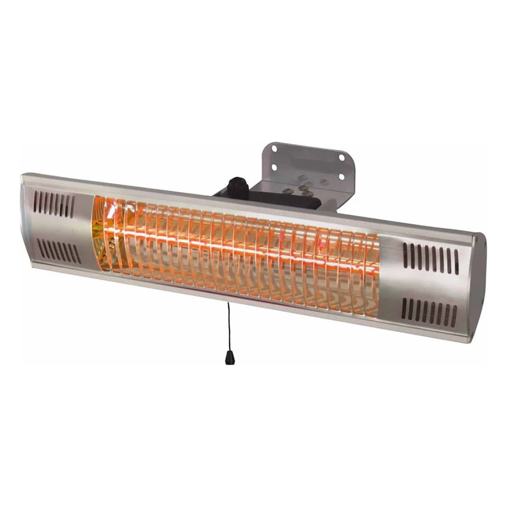 Vigo hangende terrasverwarmer 1500W  | Bioethanolhaard-shop.nl | Muur-gemonteerde elektrische terrasverwarmer