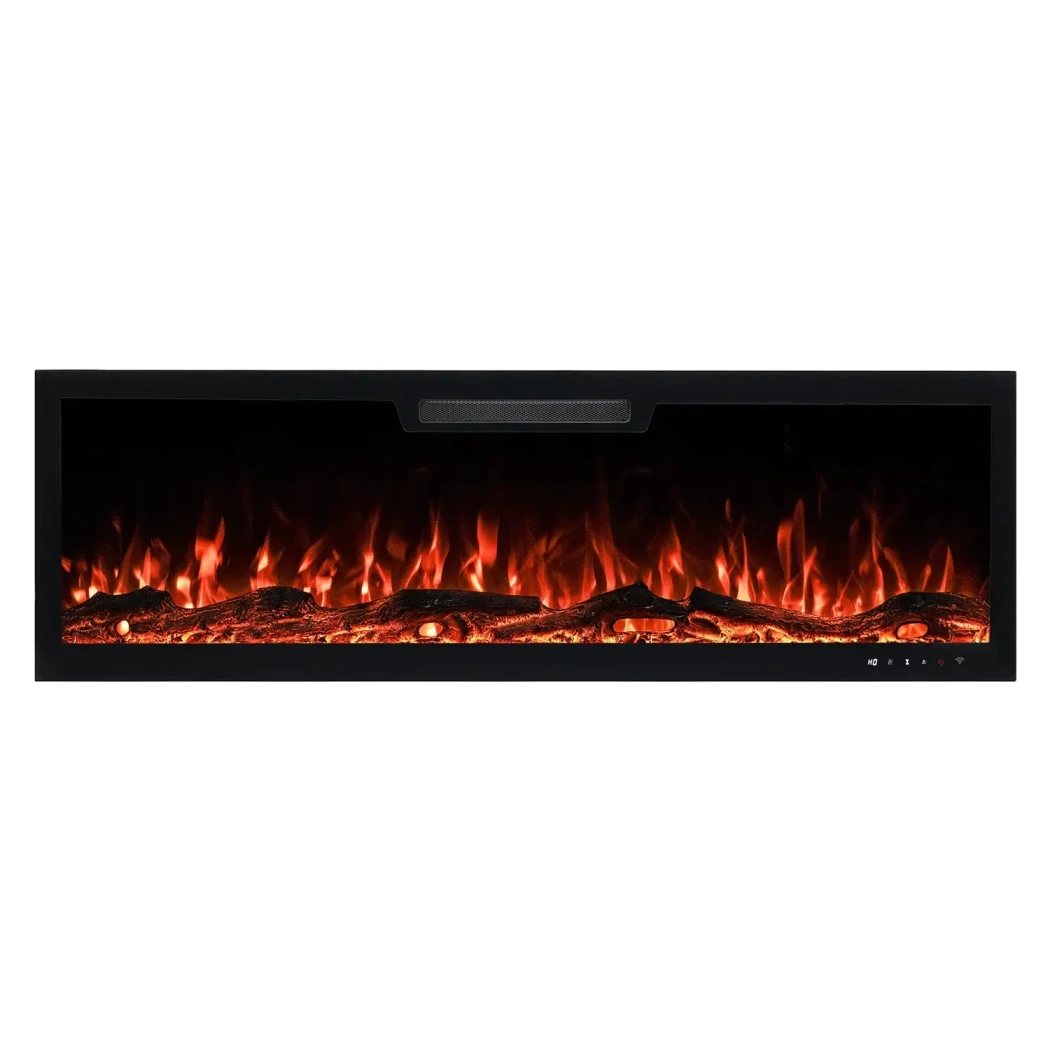 Aflamo Elite 127 cm Elektrische Haard - Wandgemonteerd, LED Vlam, 10 Kleuren, 1,5 kW Warmteafgifte afbeelding 1