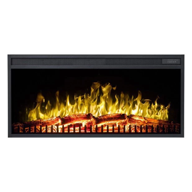 LED klassieke inbouw haard - 129 cm  | Bioethanolhaard-shop.nl | Inzet voor bestaande open haard