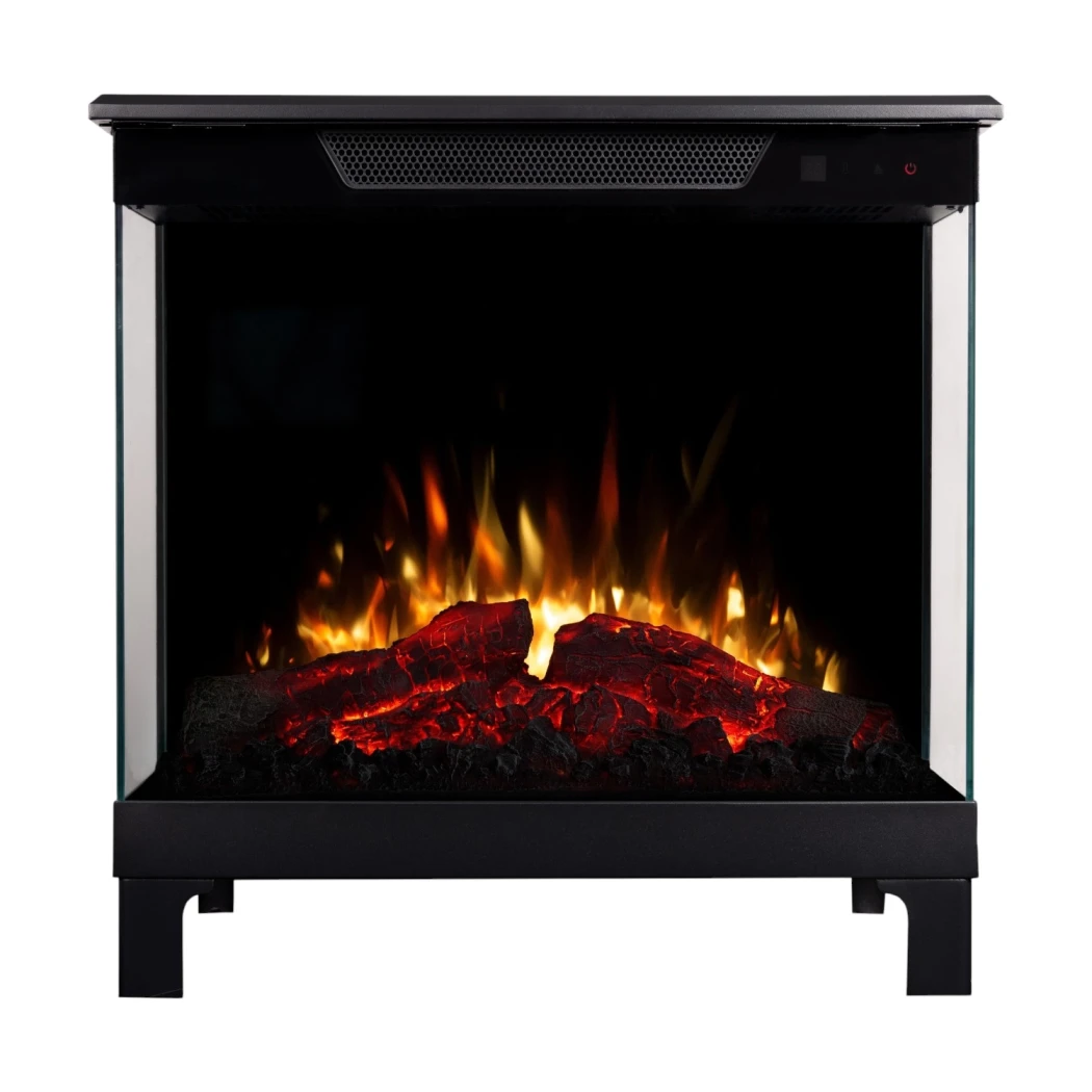 Aflamo Tower 3D 61 cm Elektrische Haard - 3-Zijdig Design, LED Vlam, 1.5 kW Warmteafgifte afbeelding 1