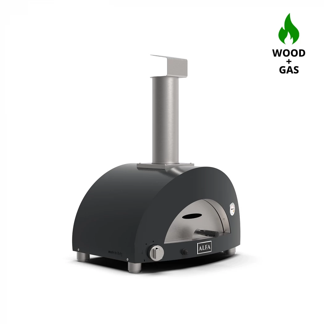 Moderno 1 Pizza Grijs Hybride Pizzaoven Alfa Forni  | Bioethanolhaard-shop.nl | Buitenpizzaoven