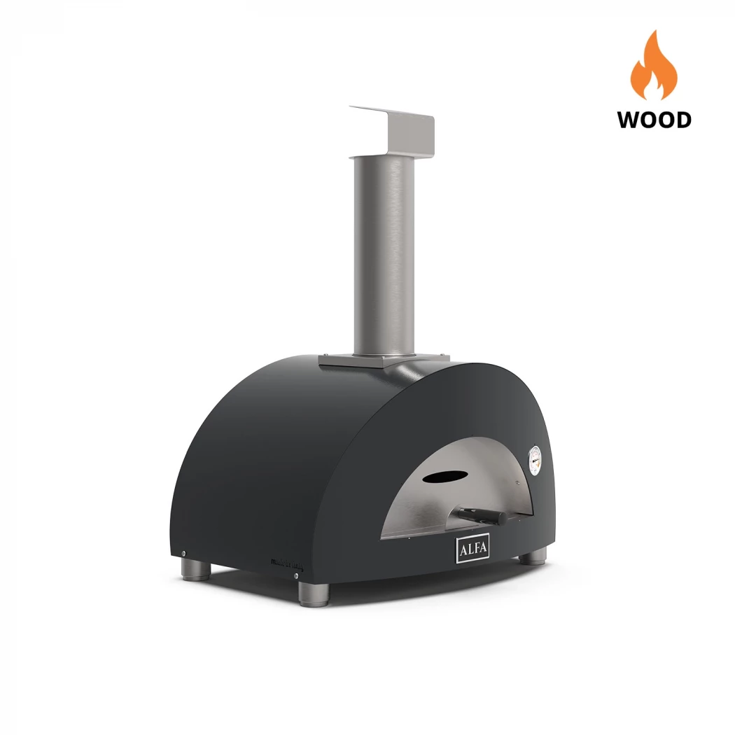 Moderno 1 Pizza Grijs | Houtgestookte oven | Geschikt voor 1 pizza | Perfect voor kleine ruimtes | Authentieke Italiaanse smaken | Bestel nu!