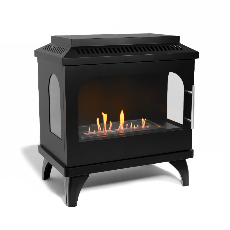 Atlanta Single Bio-ethanol Kachel ScandiFlames | Bioethanolhaard-shop.nl | Bio-ethanol kachel