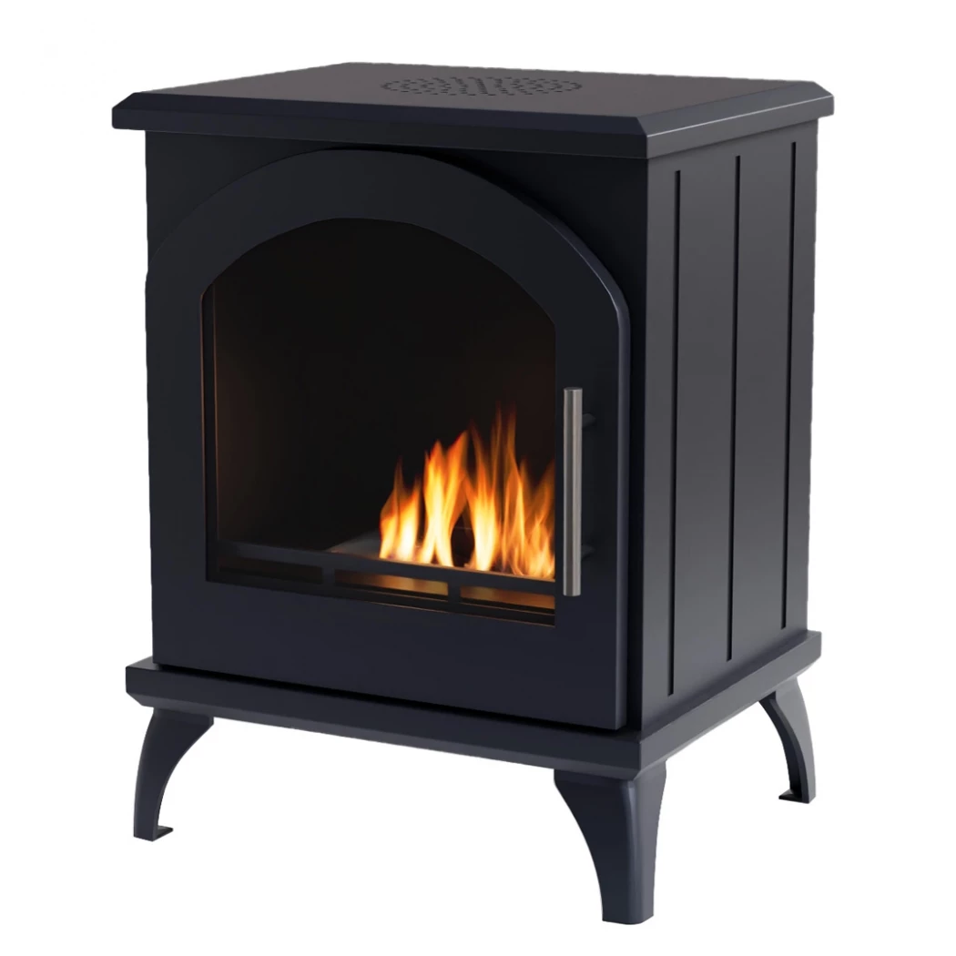 ScandiFlames Austin Zwart - Vrijstaande bio-ethanol kachel - 5 uur brandtijd - 1.6 kW warmteafgifte afbeelding 1
