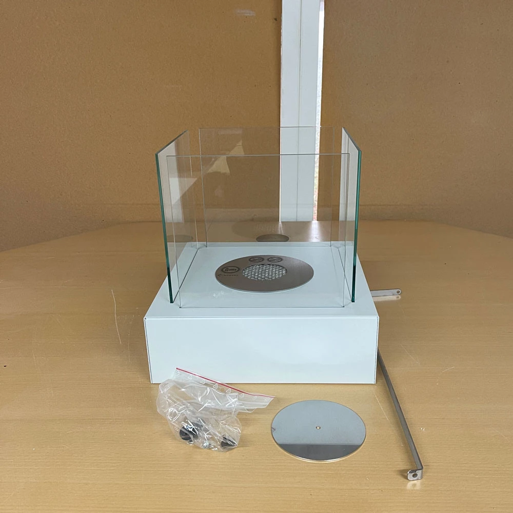 Square 3 bordpejs i hvid - DEMO | Bioethanolhaard-shop.nl | Bio-ethanol tafelhaard