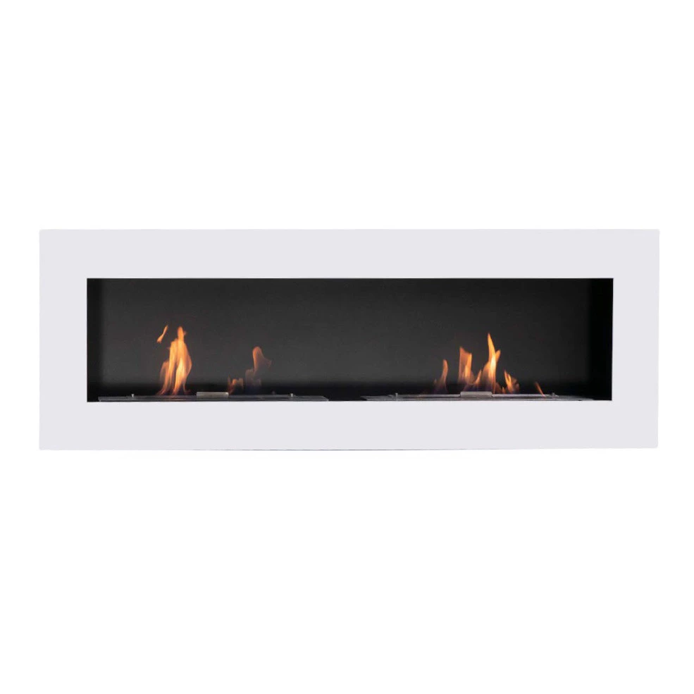 Murus 1600 - Glossy White | ScandiFlames | Hangende bio-ethanol haard | Wit afbeelding 1