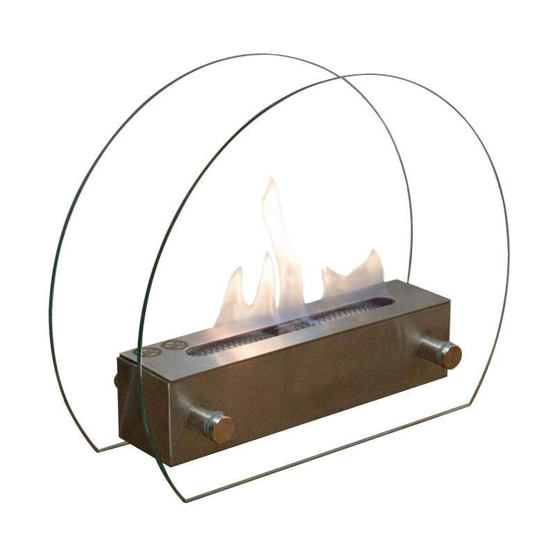 Ronde glazen bio-ethanol haard ScandiFlames  | Bioethanolhaard-shop.nl | Bio-ethanol tafelhaard