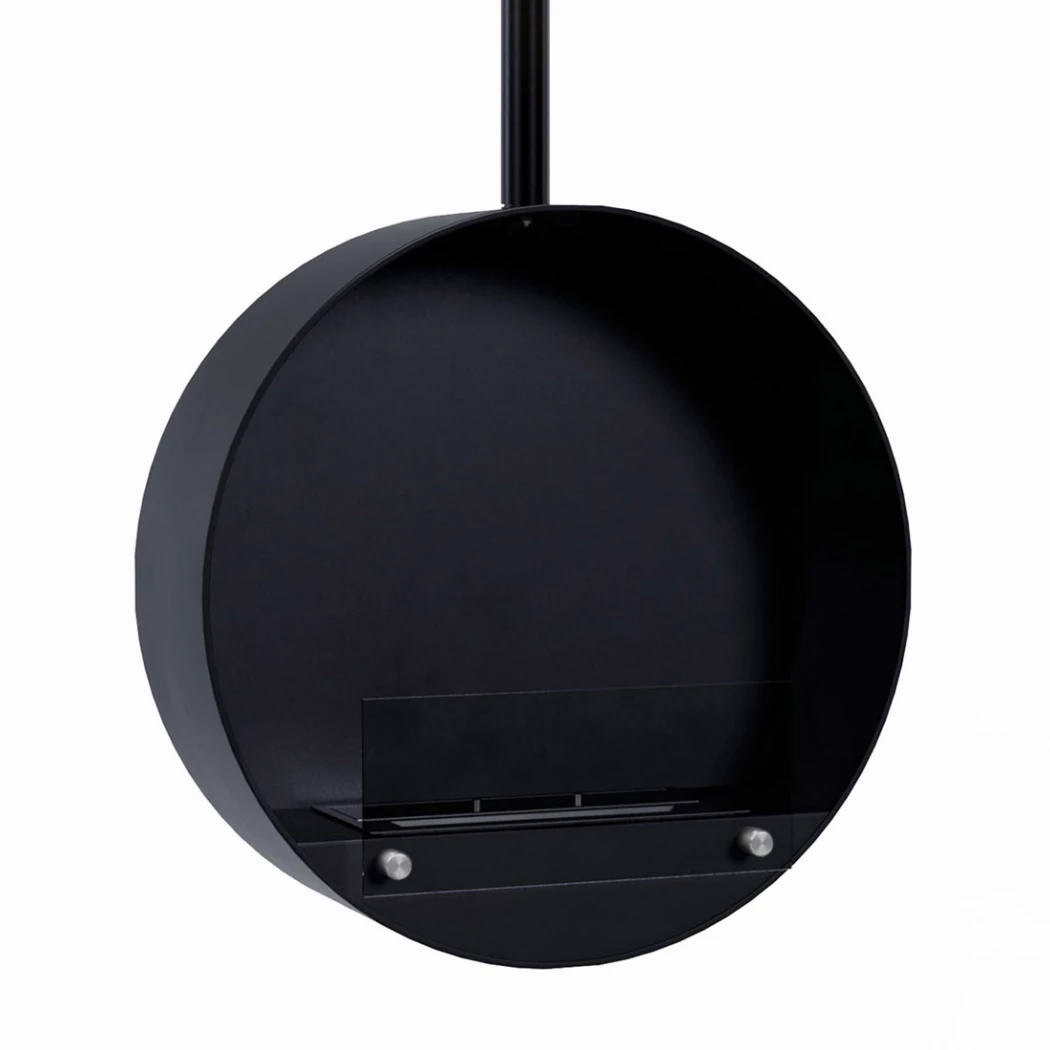 Ottawa Black - 60 cm ScandiFlames  | Bioethanolhaard-shop.nl | Plafond bio-ethanol haard