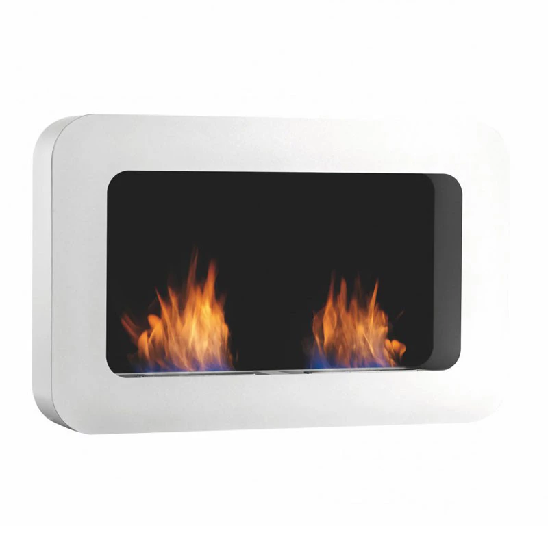 Safretti Curva DL - Wit Safretti  | Bioethanolhaard-shop.nl | Hangende bio-ethanol haard