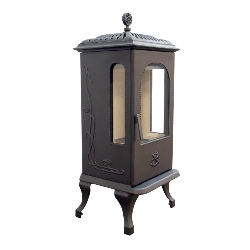 Westbo Victoria 100 Elektrische Kachel van Westbo Of Sweden | Vrijstaande Elektrische Haard van Gietijzer | Vrijstaande Elektrische Openhaard met Verwarming afbeelding 1