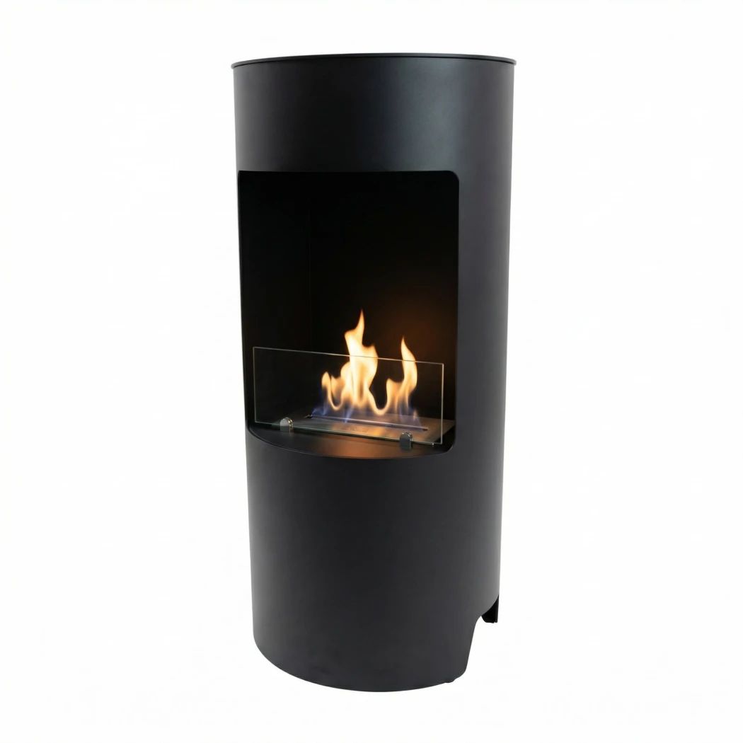 Montgomery Zwart - Open Bio-ethanol houtkachel | ScandiFlames | Bio-ethanol kachel | Zwart afbeelding 1