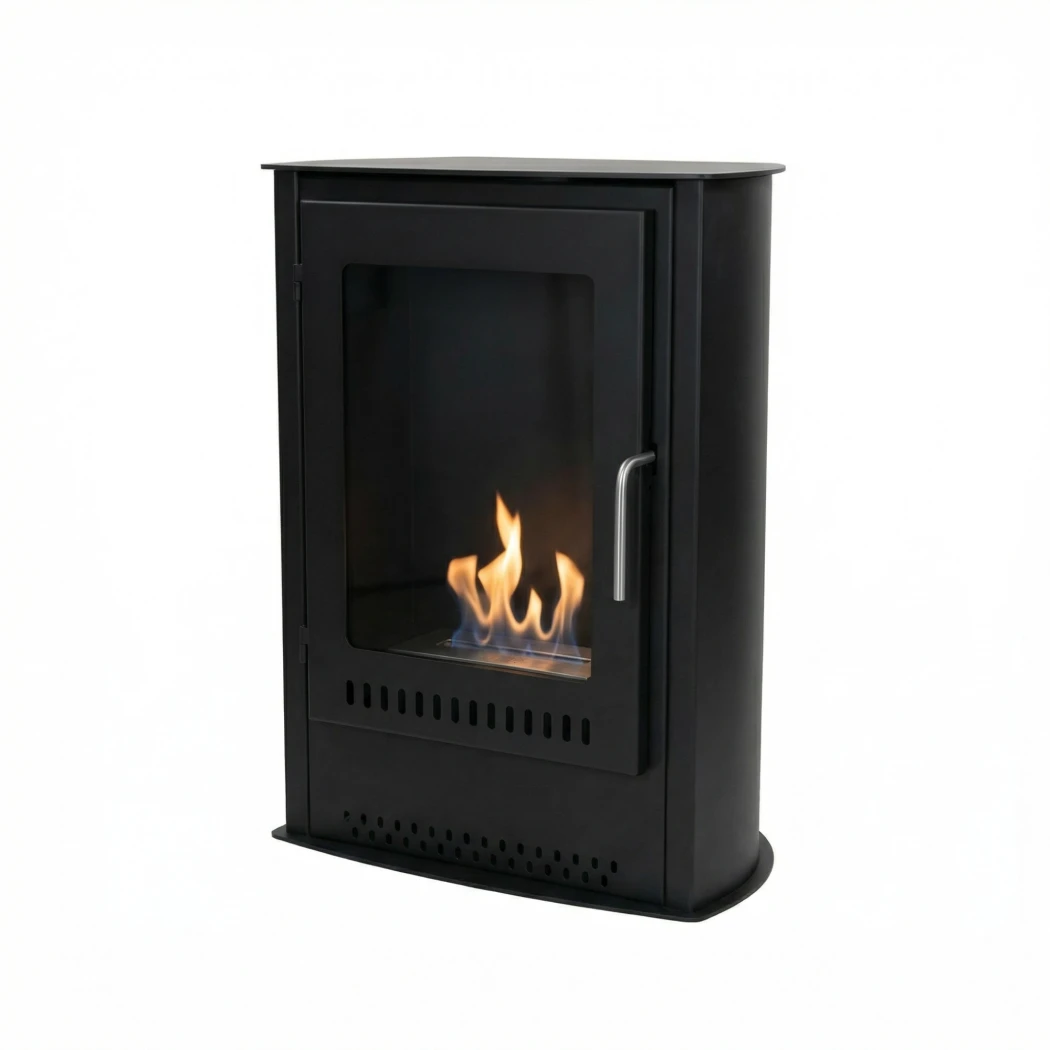 Carson - kleine bio-ethanol kachel | ScandiFlames | Bio-ethanol kachel | Zwart afbeelding 1