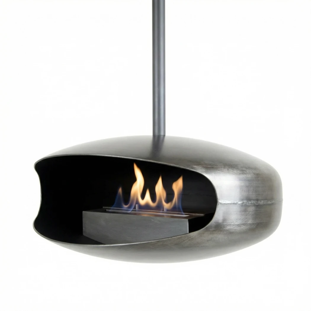 New York UFO-50 plafond-hangende | Hein & Haugaard | Plafond bio-ethanol haard | afbeelding