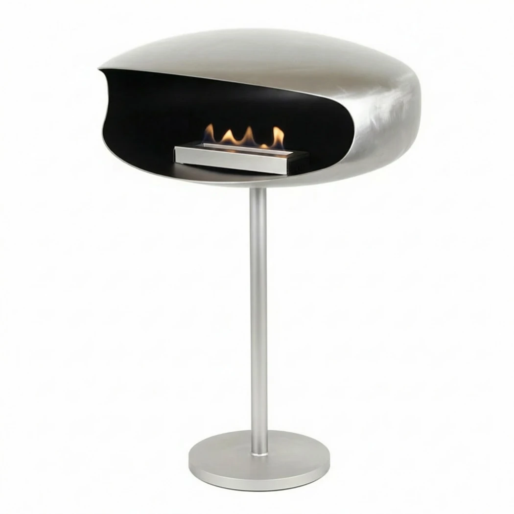 UFO-60 Staal vrijstaand | Hein & Haugaard | Vrijstaande bio-ethanol haard | Staal afbeelding