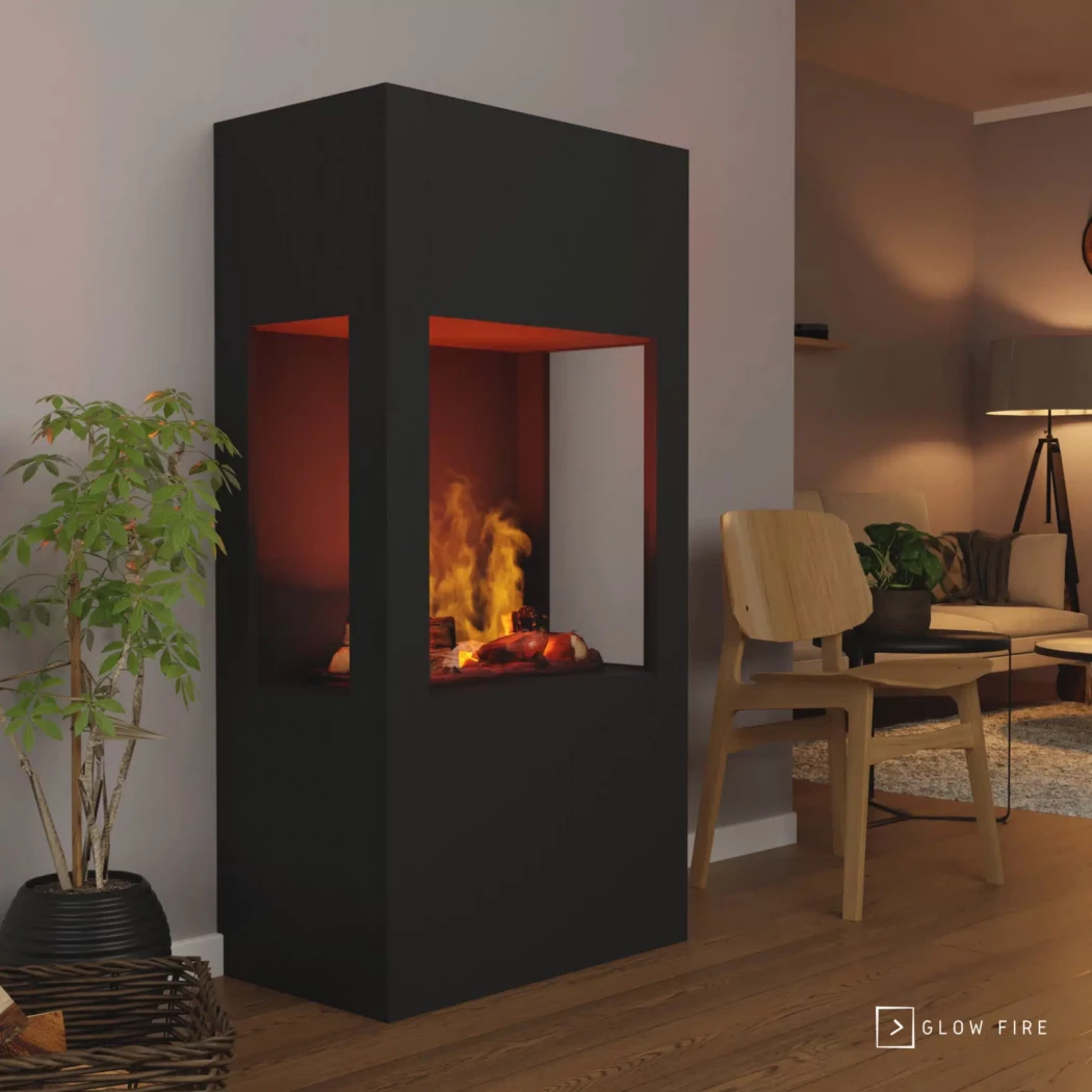 Böll Waterdamp haard - Sort Glow Fire | Bioethanolhaard-shop.nl | Vrijstaande waterdamphaard