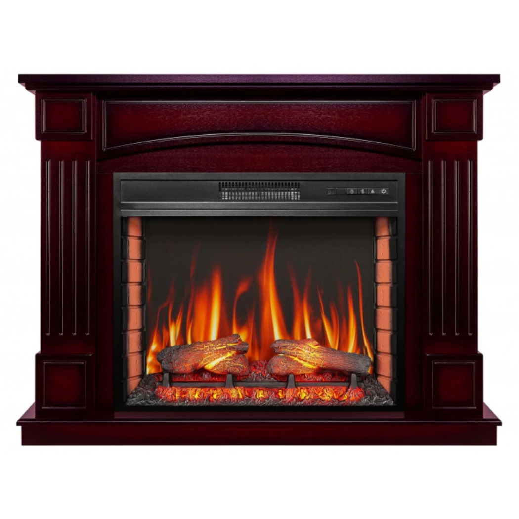 Boston ArtiLED 28 - Cognac ArtiFlame | Bioethanolhaard-shop.nl | Vrijstaande elektrische haard
