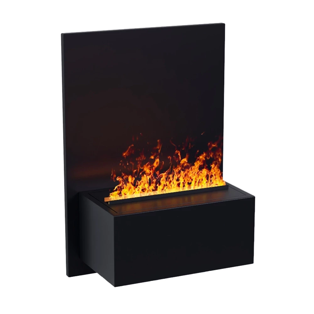 Brekke waterdamphaard in zwart - Opti-Myst haard van ScandiFlames Electric - Met Dimplex Cassette 400 waterdamp haard