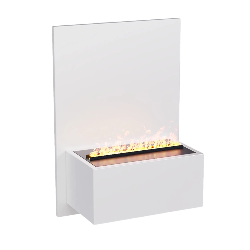 Brekke Witte Waterdamp Haard - Opti-Myst haard van ScandiFlames Electric - Met Dimplex Cassette 400 waterdamp brander