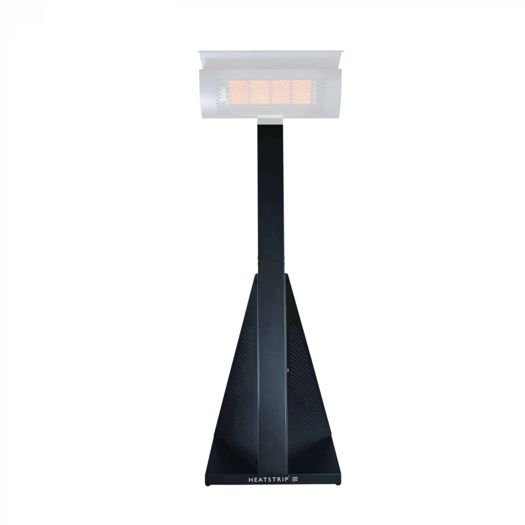 Draagbare standaard voor Heatstrip gasverwarmer Heatstrip  | Bioethanolhaard-shop.nl | Buiten terrasverwarmer