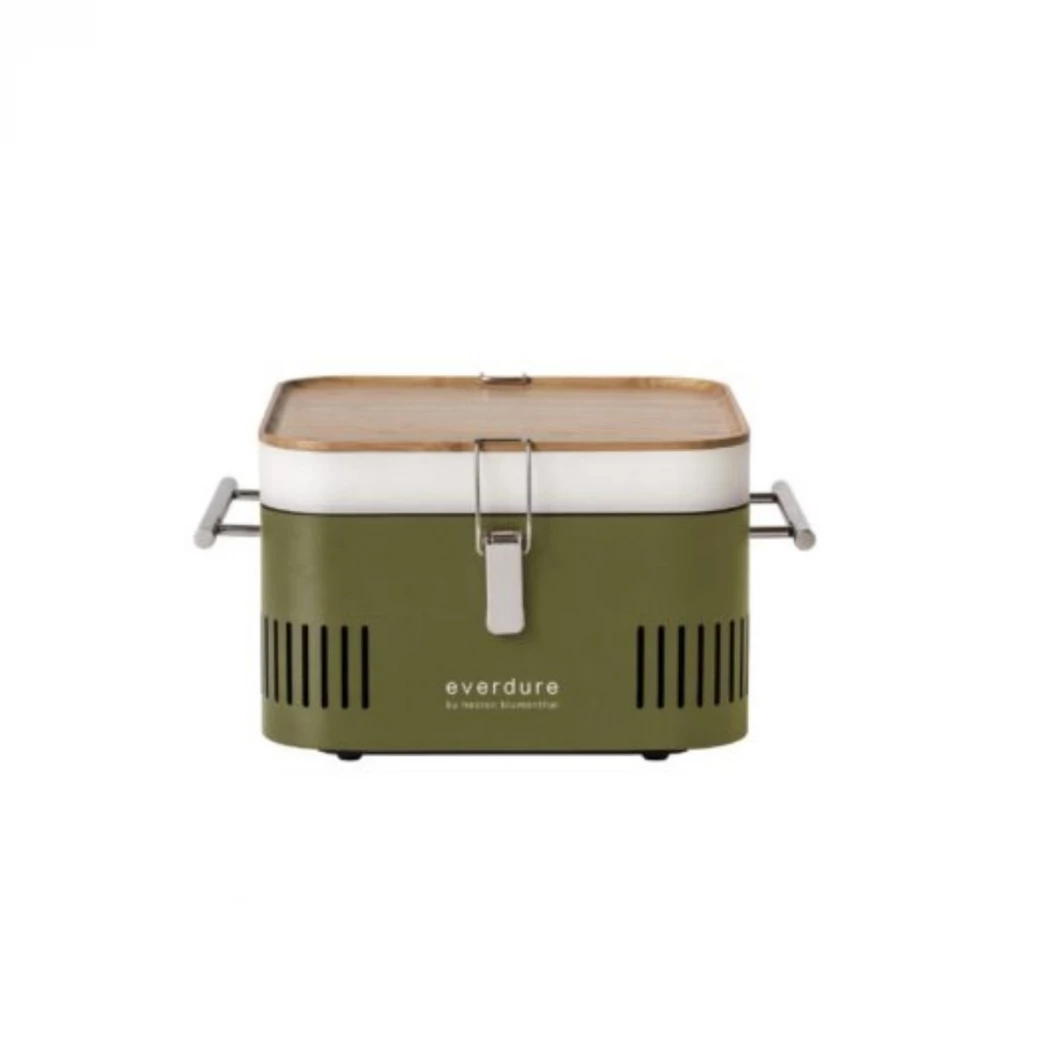 Houtskoolgrill HBCUBEKEU Cube Everdure  | Bioethanolhaard-shop.nl | BBQ kolengrill