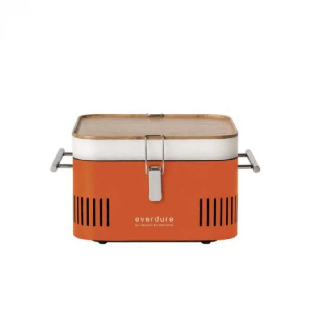 Houtskoolgrill HBCUBEOEU Cube Everdure  | Bioethanolhaard-shop.nl | BBQ kolengrill