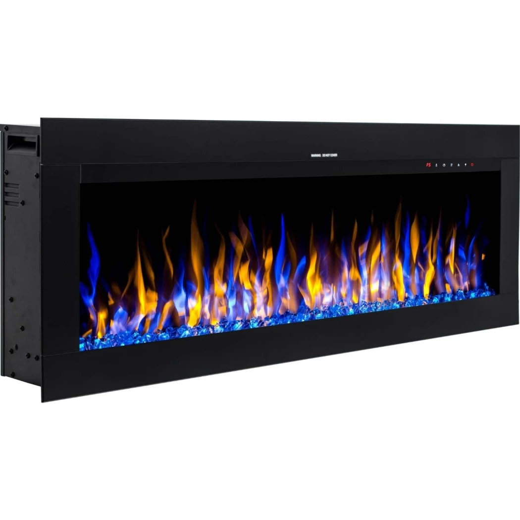 Aflamo Diamond 165 cm Elektrische Haard - Wandgemonteerd of Inbouw, LED Vlam, 3 Kleuren, 1,5 kW Warmteafgifte afbeelding 1