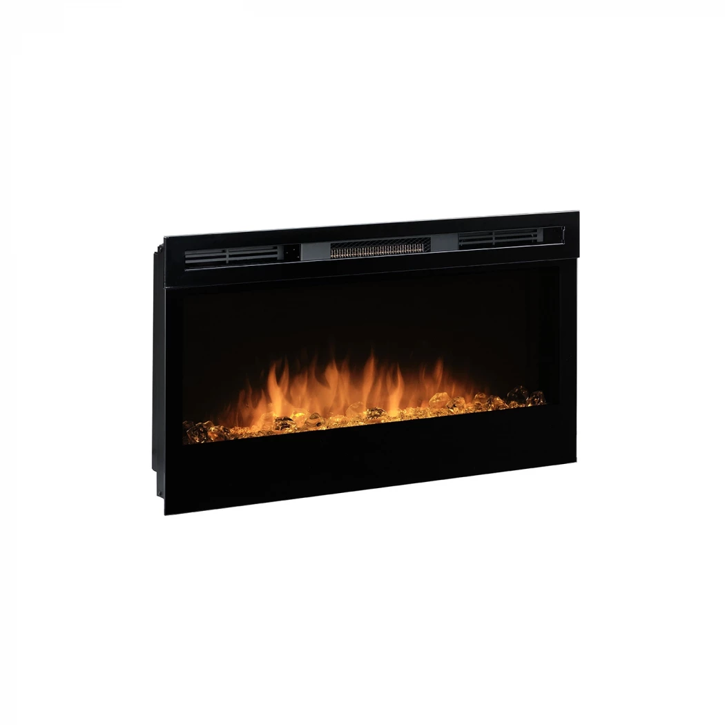 Prism 34" - Optiflame Elektrische Haard | Dimplex | Muur-gemonteerde elektrische haard , 1-zijdige inbouw elektrische haard | Zwart afbeelding 1