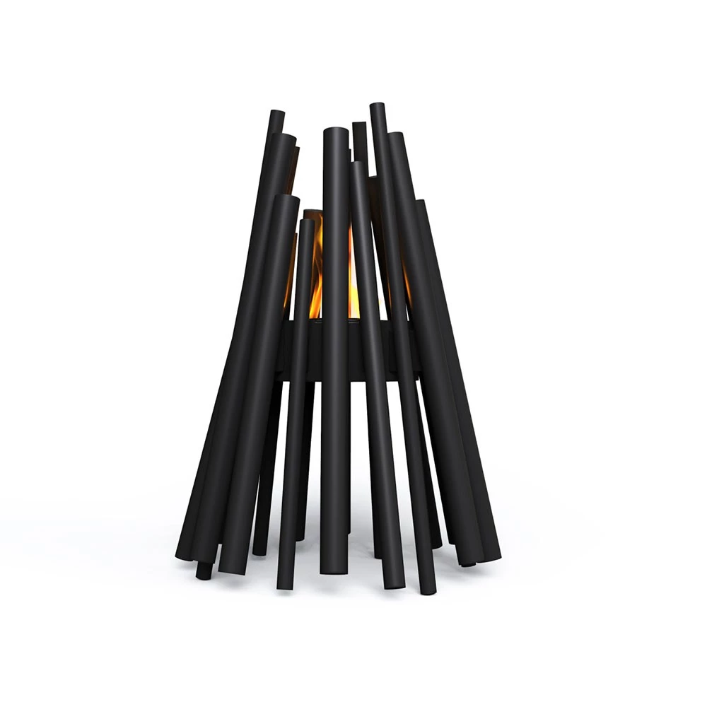 Stix buiten bio-ethanol haard | EcoSmart Fire | Buiten bio-ethanolhaard | Zwart , Gepolijst staal afbeelding 1