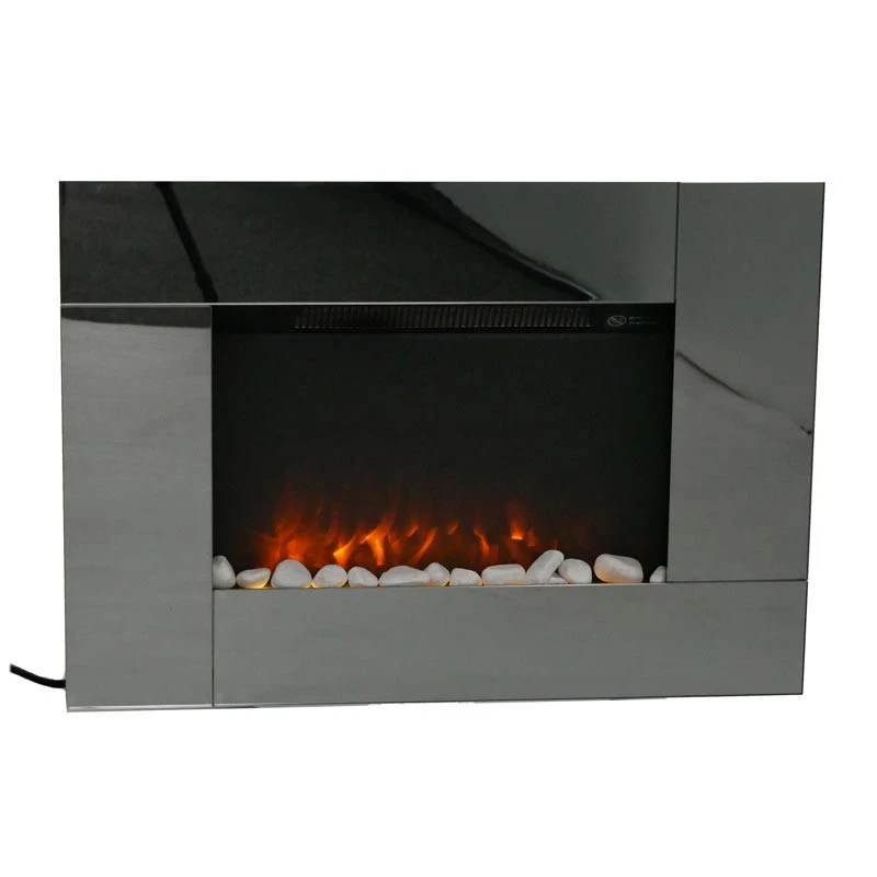 Elektrische muurhaard met spiegel | | Muur-gemonteerde elektrische haard | Spiegel afbeelding