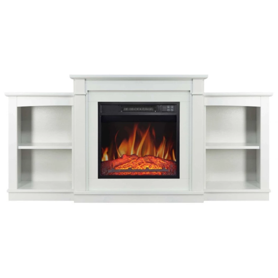 Fashion ArtiLED 18 Witte Elektrische Open Haard - MDF open haard van ArtiFlame - met LED-vlameffect