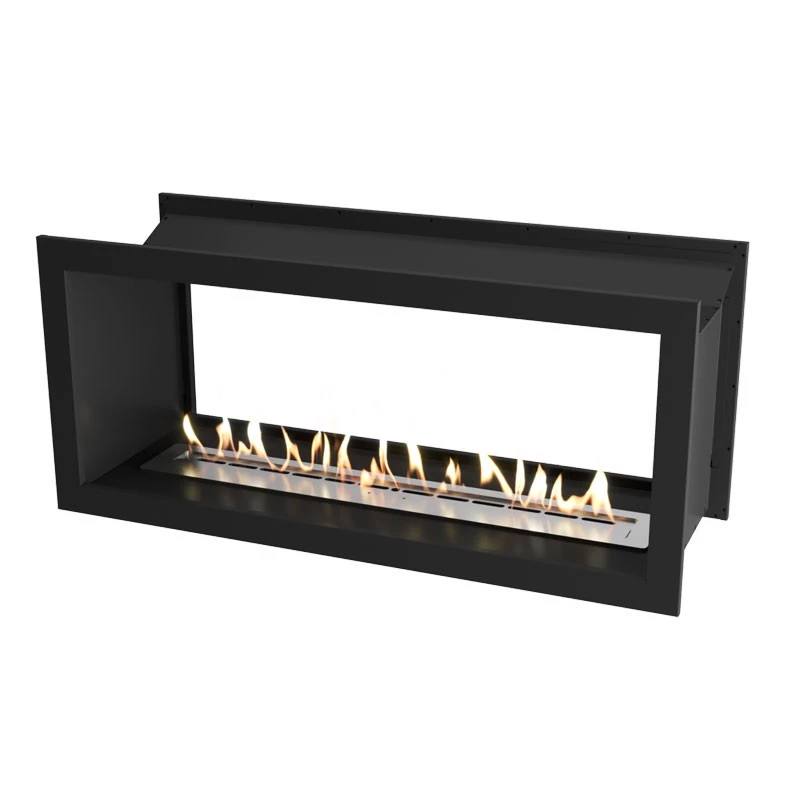Icon Dubbelzijdige Slimline Firebox SFBDS1350 Icon Fires  | Bioethanolhaard-shop.nl | 2-zijdige inbouw bio-ethanol haard
