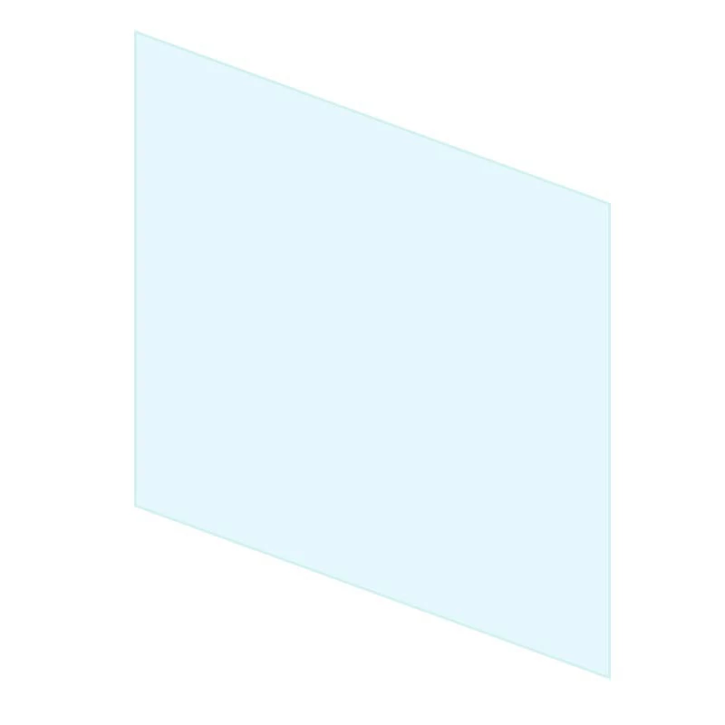 Eenzijdig volledig glas - 800 mm  | Bioethanolhaard-shop.nl |