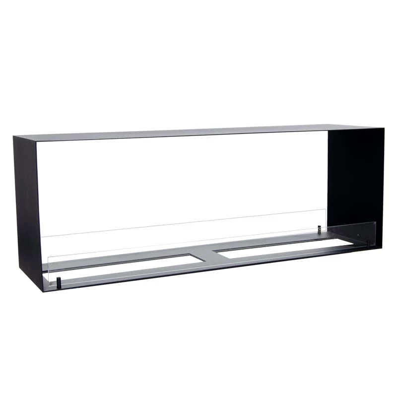 Foco Two 1400 Double | Foco | 2-zijdige inbouw bio-ethanol haard | Zwart afbeelding 1
