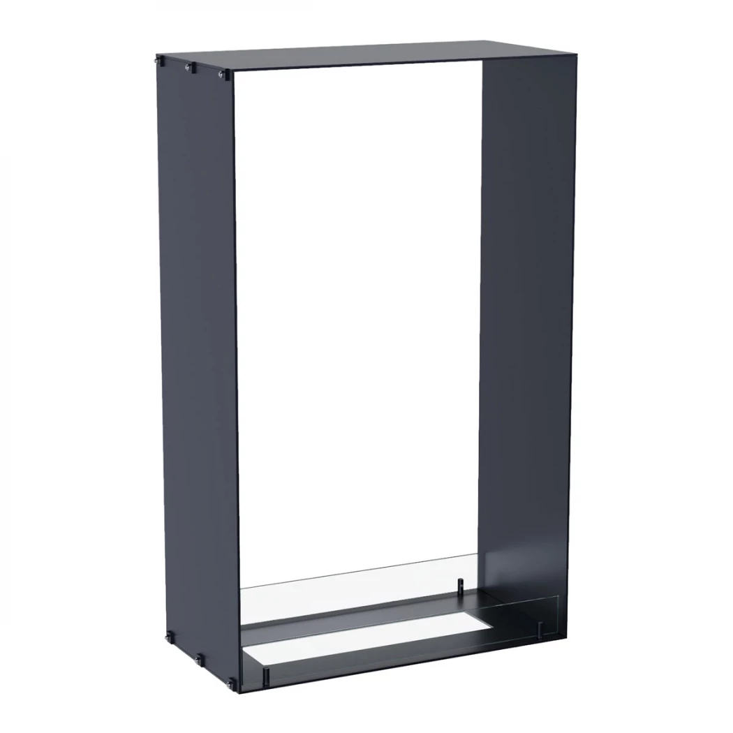 Foco Two 800 Tall | Foco | 2-zijdige inbouw bio-ethanol haard | Zwart afbeelding