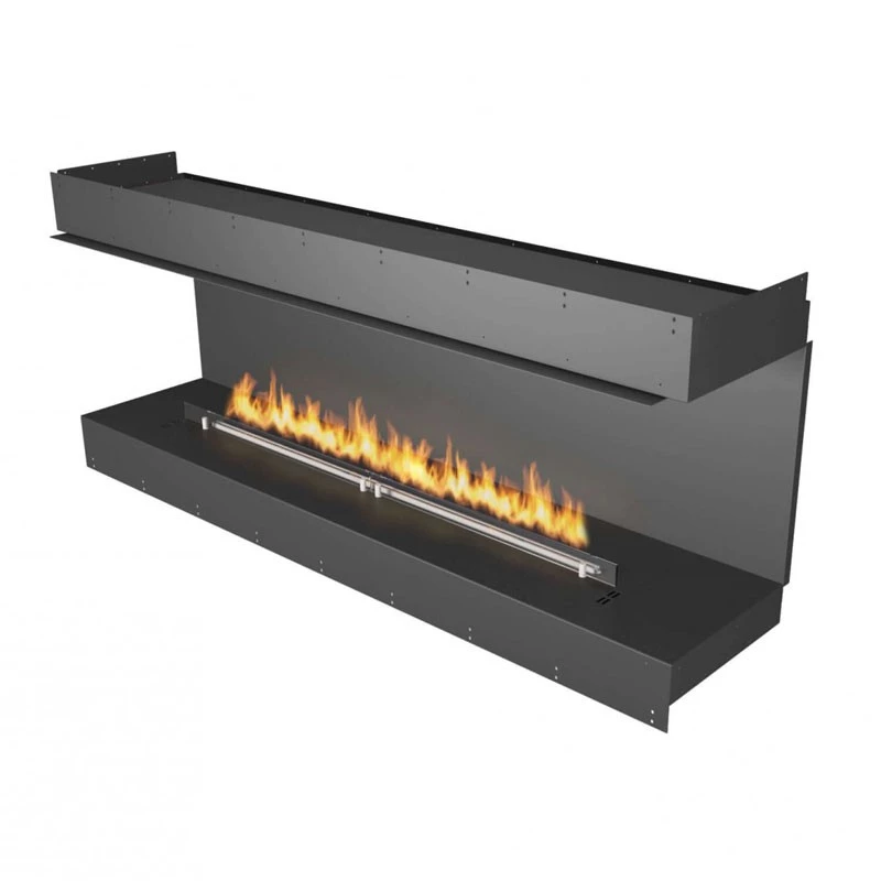 Forma 1800 Three-Sided | Planika Fires | inbouwhaard | 3-zijdige haard | bioethanol haard