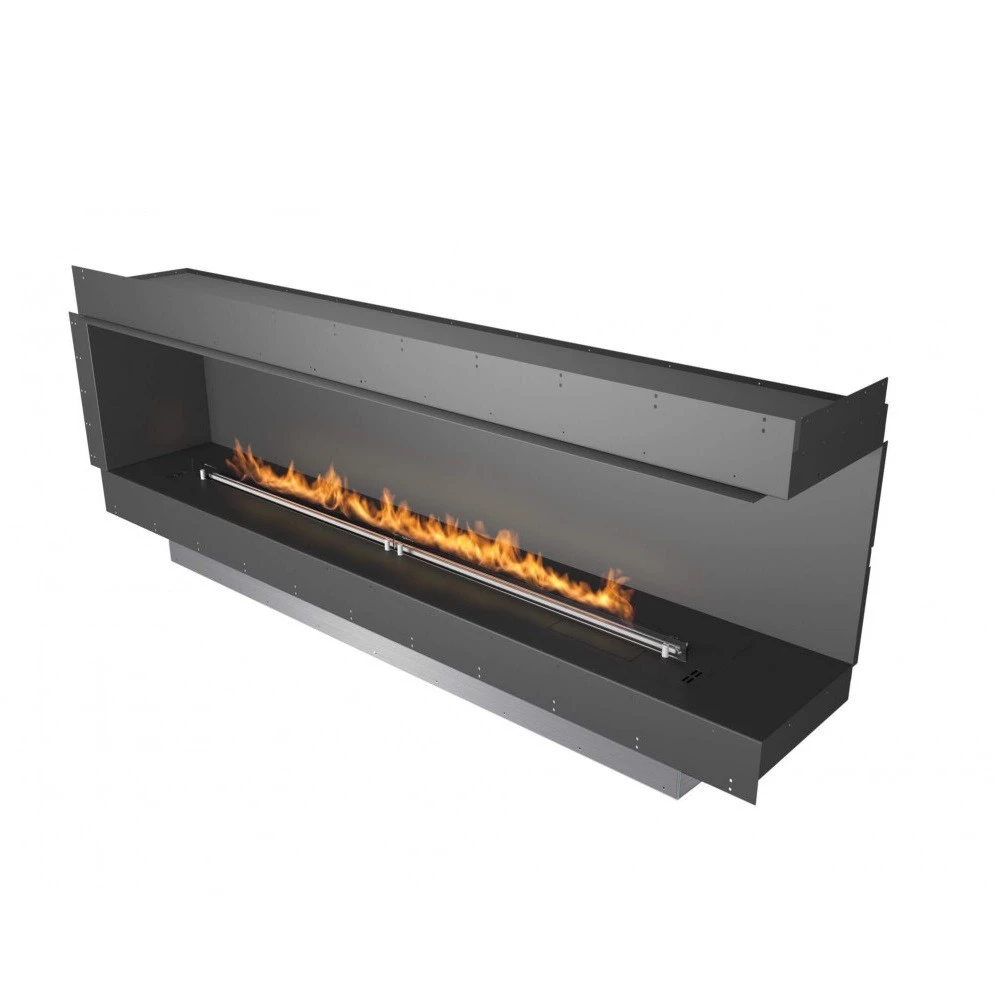 Forma 2300 Right Corner | Planika Fires | inbouwhaard | rechtse hoek | bioethanol haard